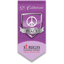 Load image into Gallery viewer, YOUTH House Shirt - PURPLE St. Catherine House of Peace
