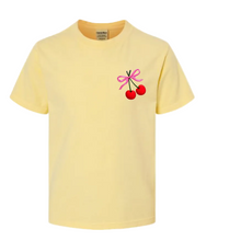 Load image into Gallery viewer, GIRLS Cherry Red Raiders Tee
