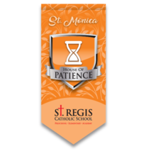 Load image into Gallery viewer, YOUTH House Shirt - ORANGE St. Monica House of Patience
