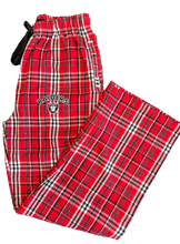 Load image into Gallery viewer, ADULT/UNISEX Red Plaid Flannel Pants With Hip Logo

