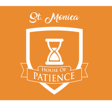 Load image into Gallery viewer, ADULT House HOODIE - ORANGE St. Monica House of Patience
