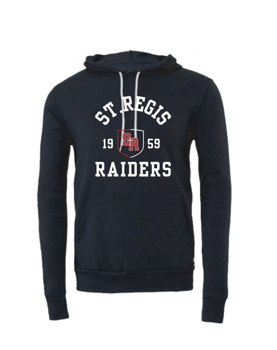 ADULT/UNISEX Bella+Canvas Navy Hoodie with SR Shield Logo