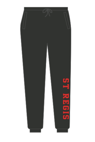YOUTH Jogger with RED St. Regis Lower Leg Print