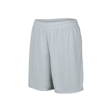 Load image into Gallery viewer, LADIES Silver Performance Shorts
