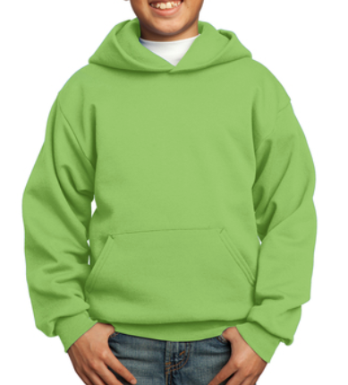 Youth House HOODIE - LIMEGREEN St. Theresa House of Kindness